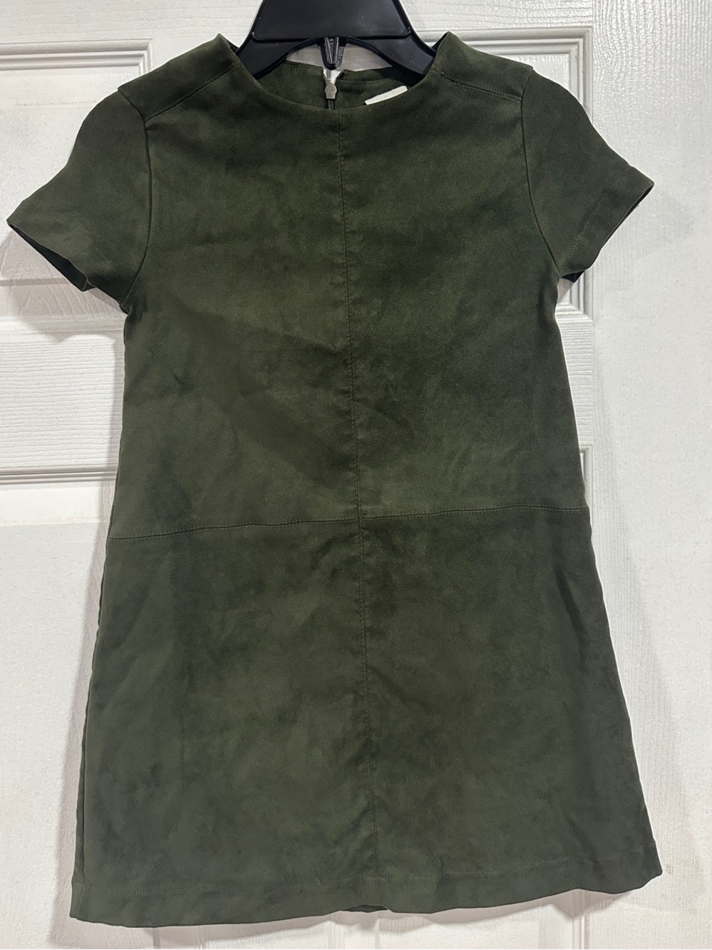 Zara Olive Green Short Sleeve Mini Dress